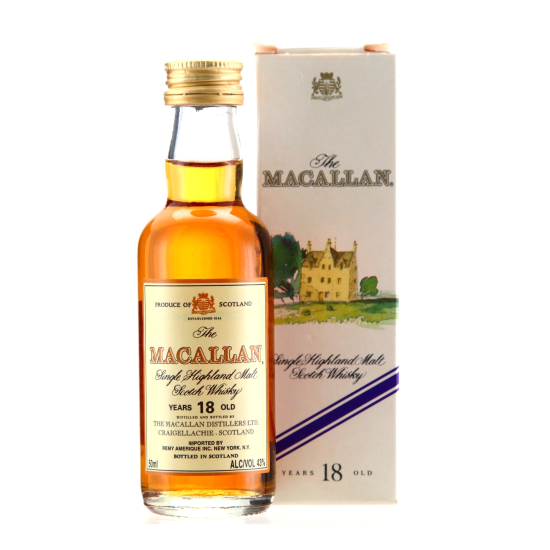 Macallan 18 Year Old Miniature