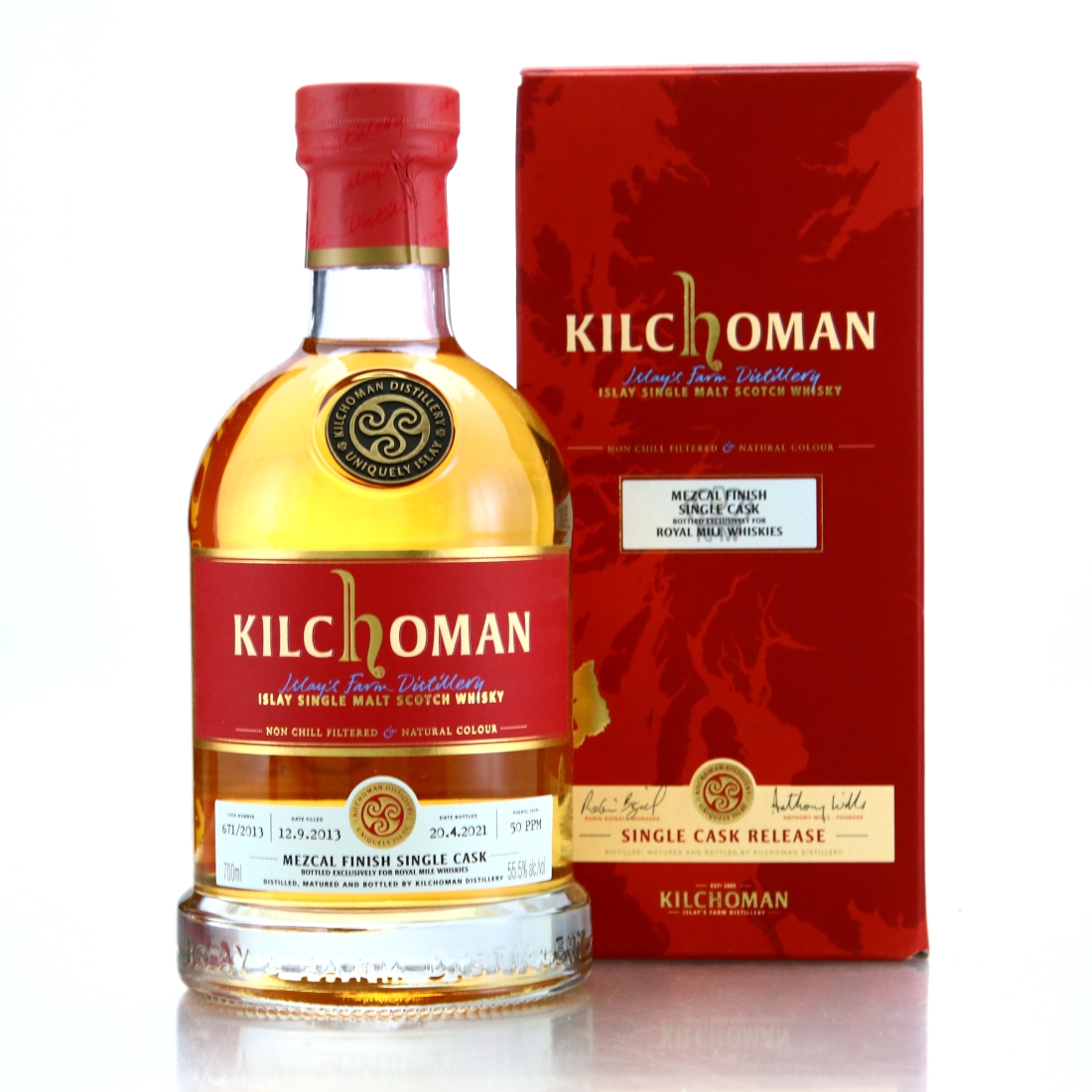 Kilchoman 2013 Single Mezcal Cask Finish #671 / RMW