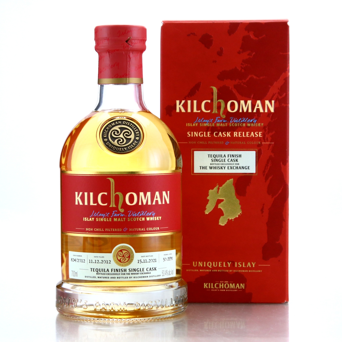 Kilchoman 2012 Single Tequila Cask Finish #824 / TWE