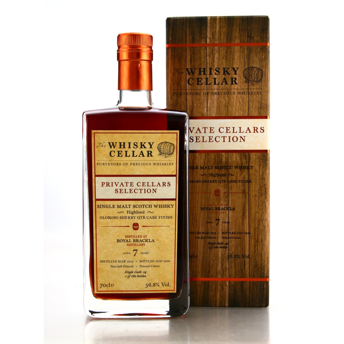 Royal Brackla 2013 The Whisky Cellar 7 Year Old