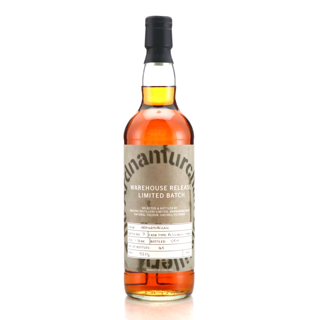 Ardnamurchan 1 Year Old Spirit / Warehouse Release Batch #7