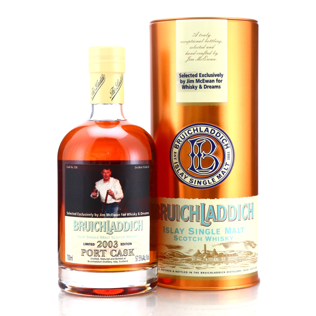 Bruichladdich 2003 Single Port Cask #538 / Whisky and Dreams