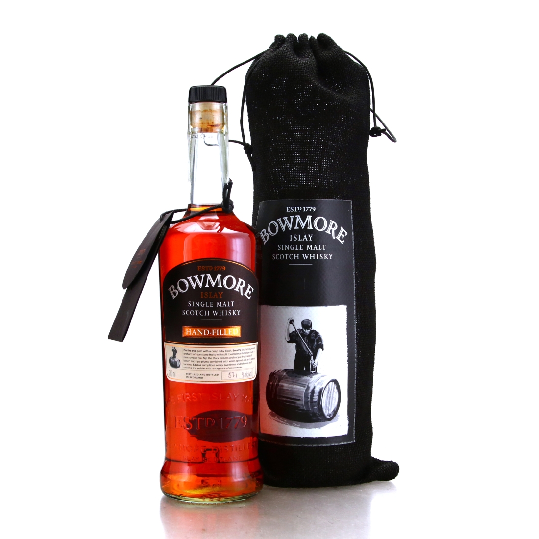Bowmore 1998 Hand Filled 15 Year Old #32162 / 1st Fill Bordeaux