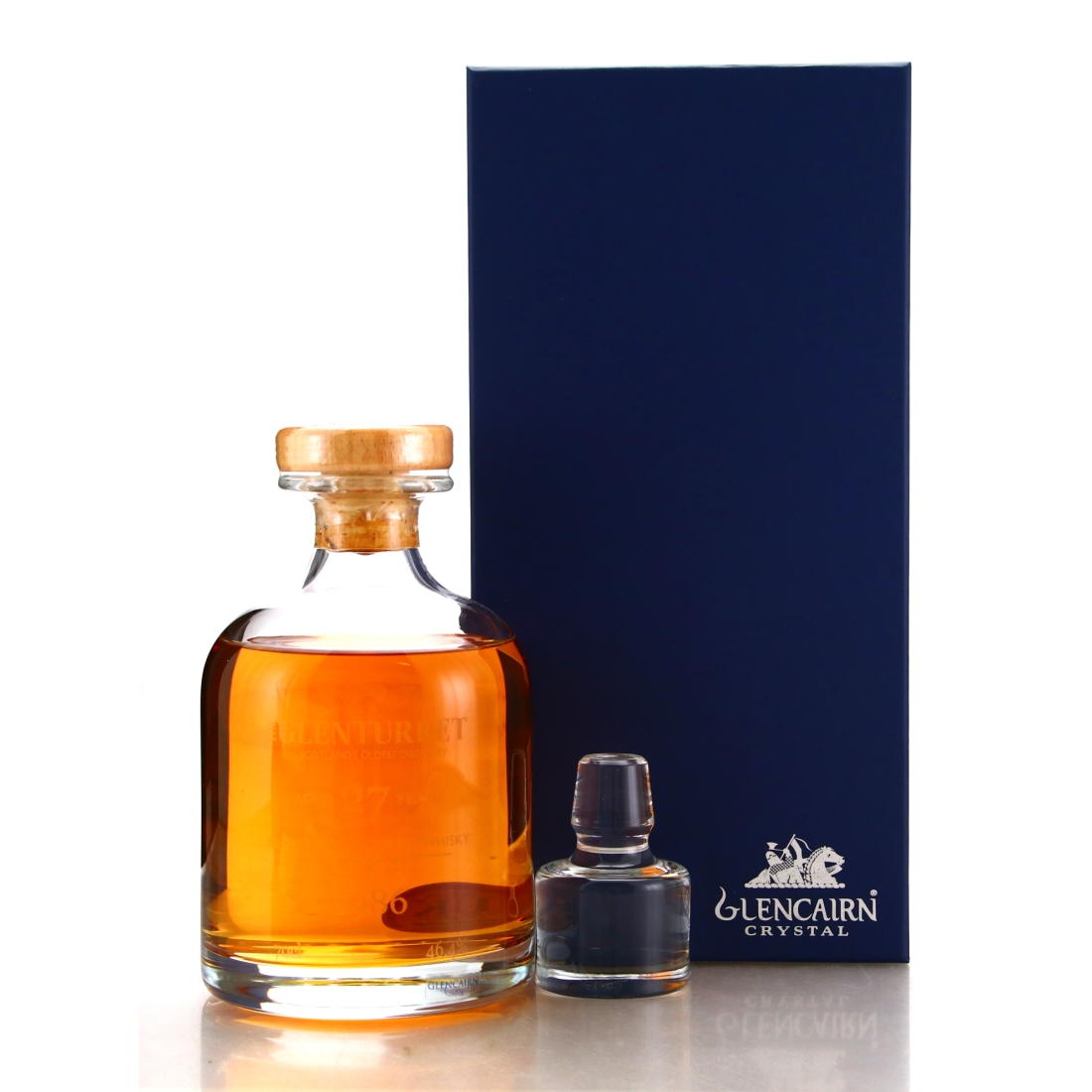 Glenturret 1986 Glencairn Crystal Decanter 27 Year Old