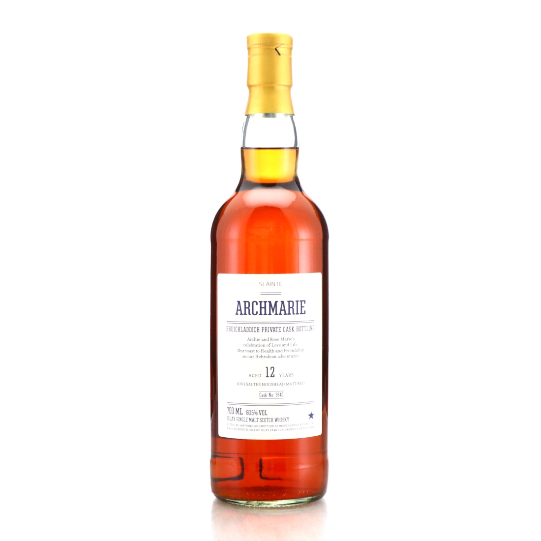 Bruichladdich Private Cask 12 Year Old #3640 / Archmarie