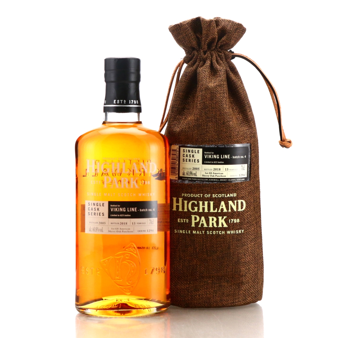 Highland Park 2005 Single Sherry Cask 13 Year Old #1294 / Viking Line Batch No.4