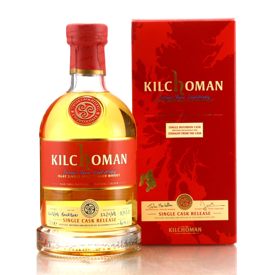 Kilchoman 2008 Single Bourbon Cask #248 / Straight from the Cask