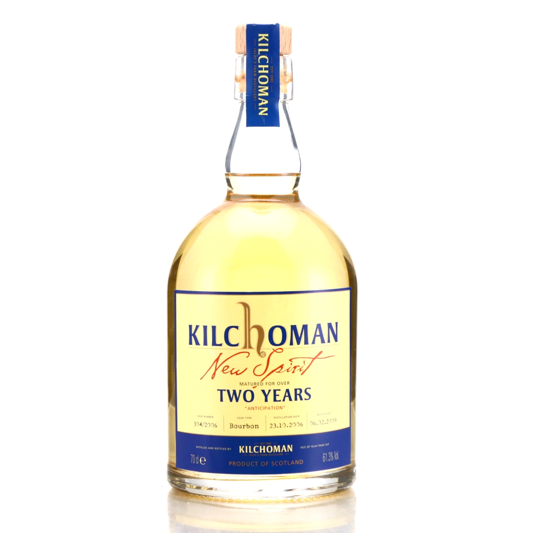 Kilchoman 2006 'Anticipation' 2 Year Old New Spirit #304