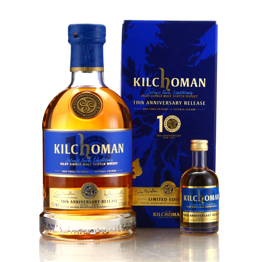Kilchoman 10th Anniversary / includes Miniature 