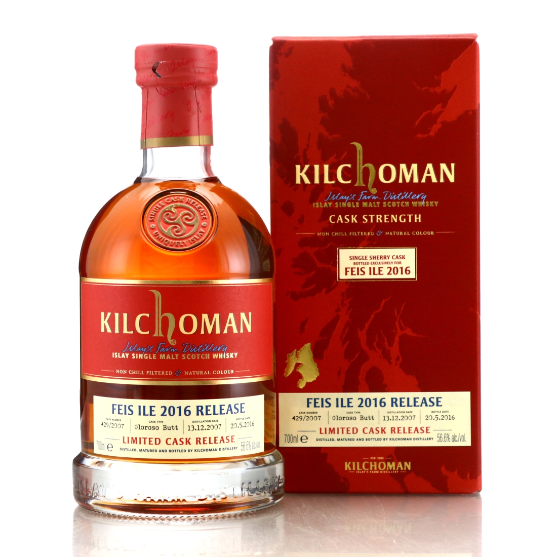 Kilchoman 2007 Single Oloroso Cask #429 / Feis Ile 2016