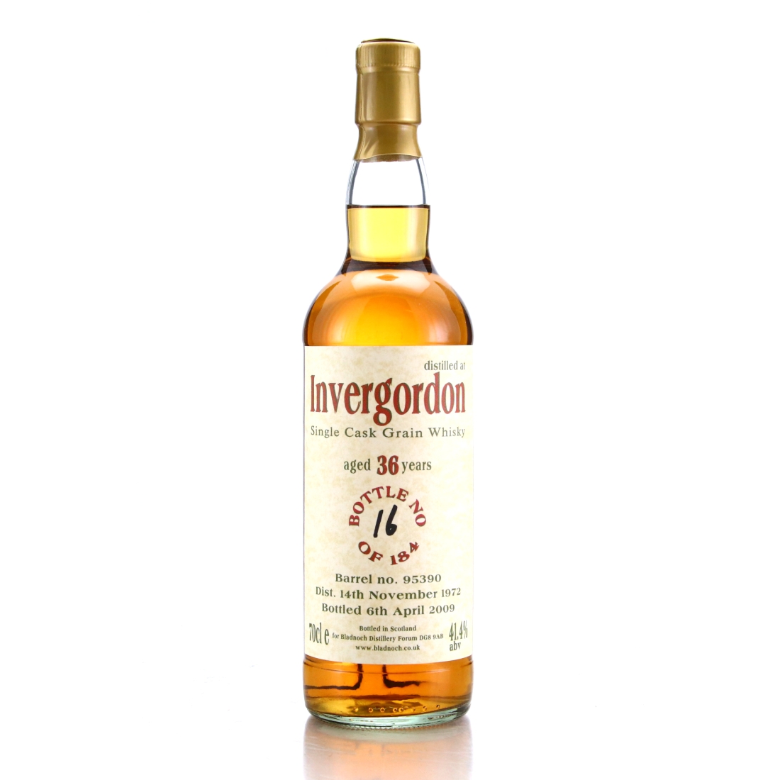 Invergordon 1972 Bladnoch Forum 36 Year Old