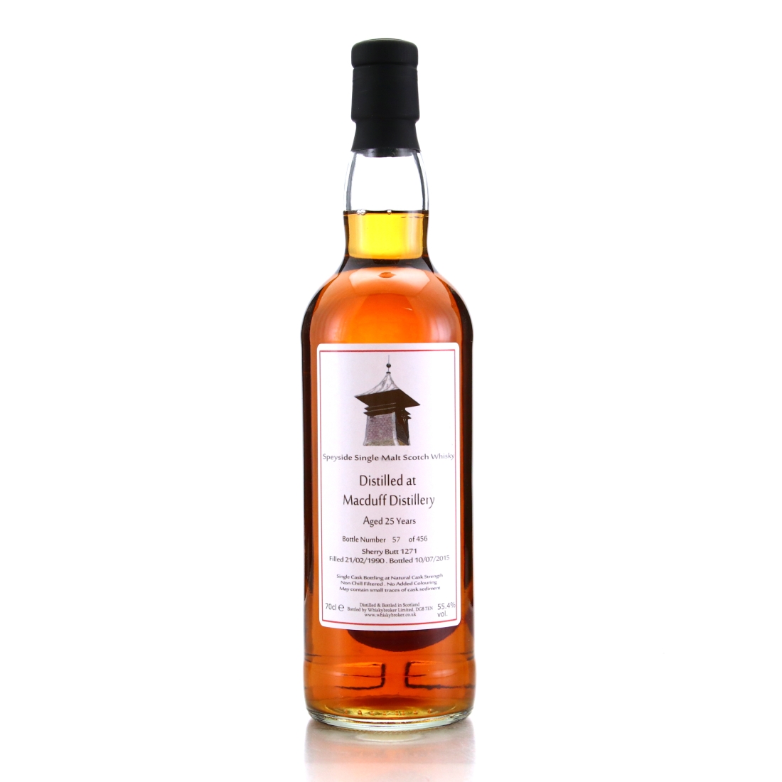 Macduff 1990 Whisky Broker 25 Year Old