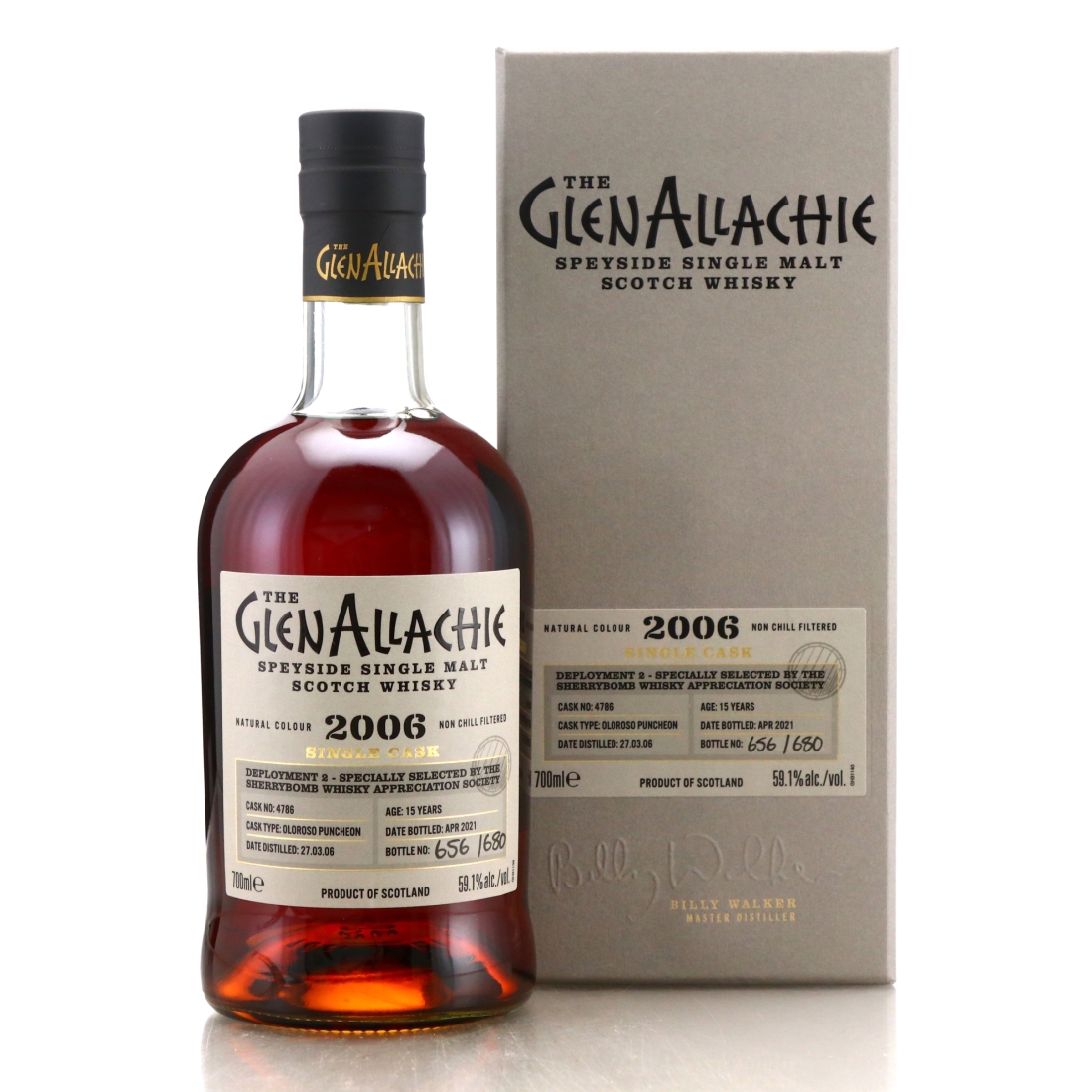 Glenallachie 2006 Single Oloroso Cask 15 Year Old #4786 75cl / Sherrybomb Deployment 2