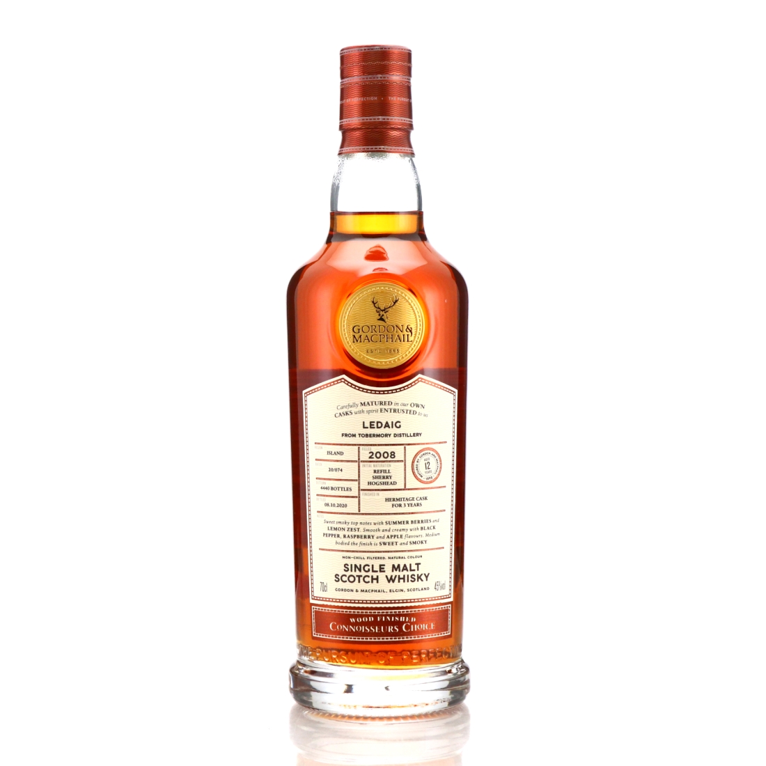 Ledaig 2008 Gordon and Macphail 12 Year Old Batch #20/074