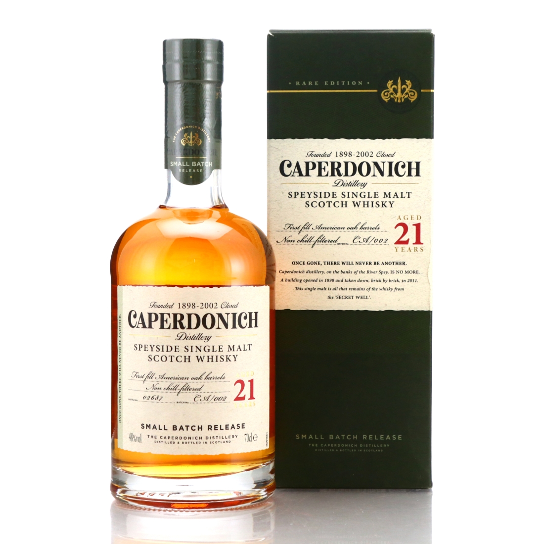 Caperdonich 21 Year Old Peated Small Batch Release / Batch 001