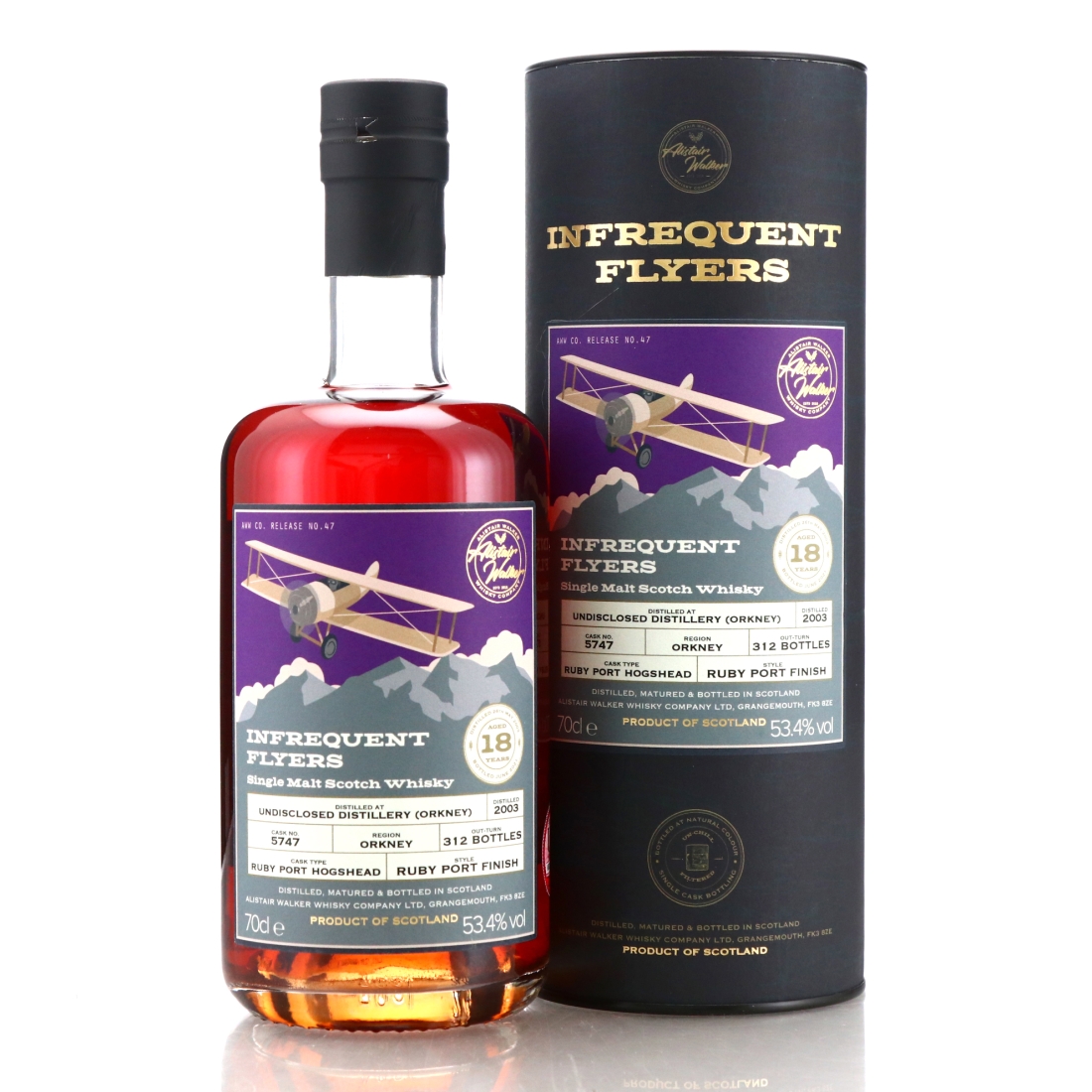 Orkney Single Malt 2003 Infrequent Flyers 18 Year Old