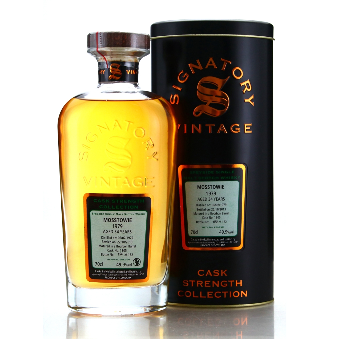 Mosstowie 1979 Signatory Vintage 34 Year Old Cask Strength