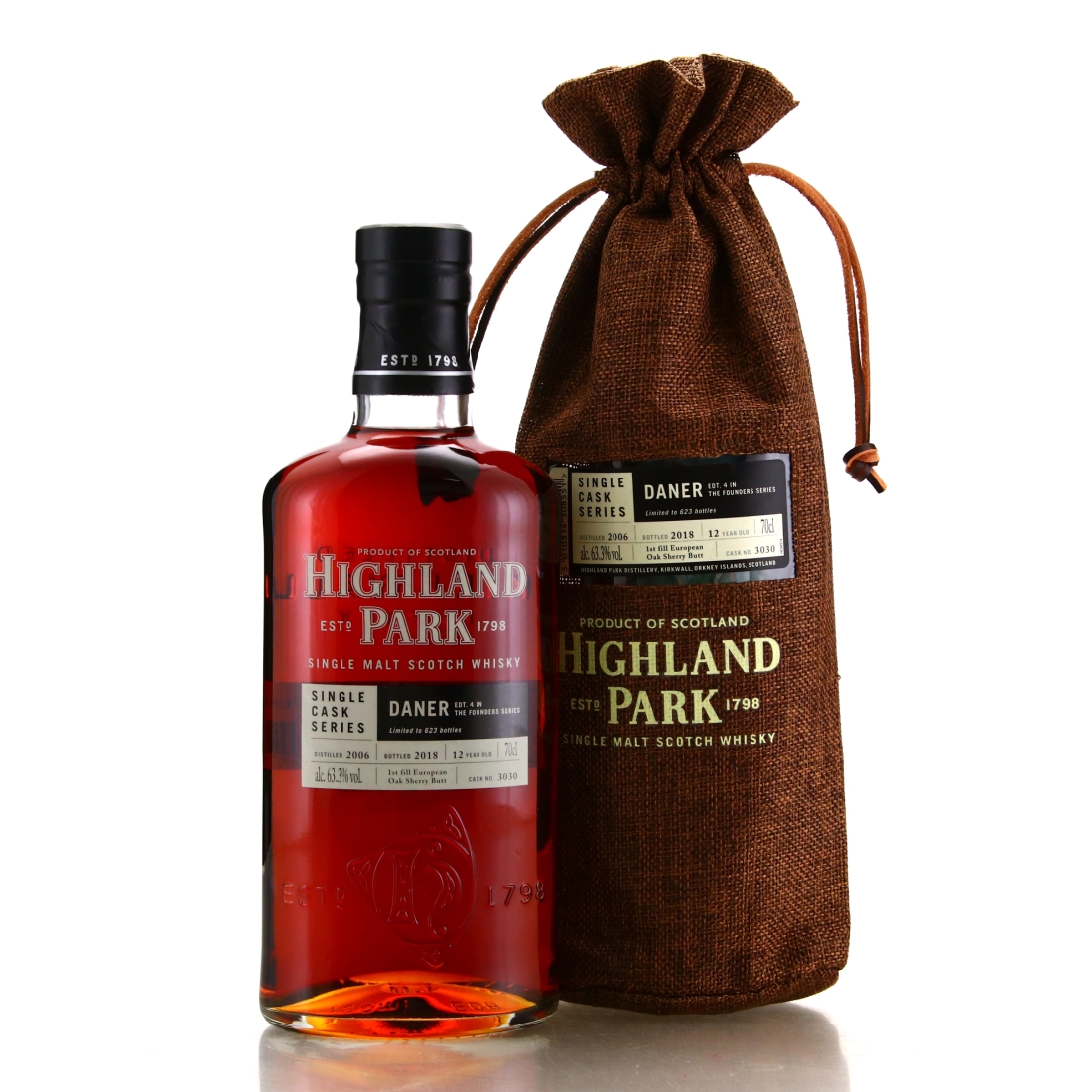 Highland Park 2006 Single Sherry Cask 12 Year Old #3030 / Daner Edt.4