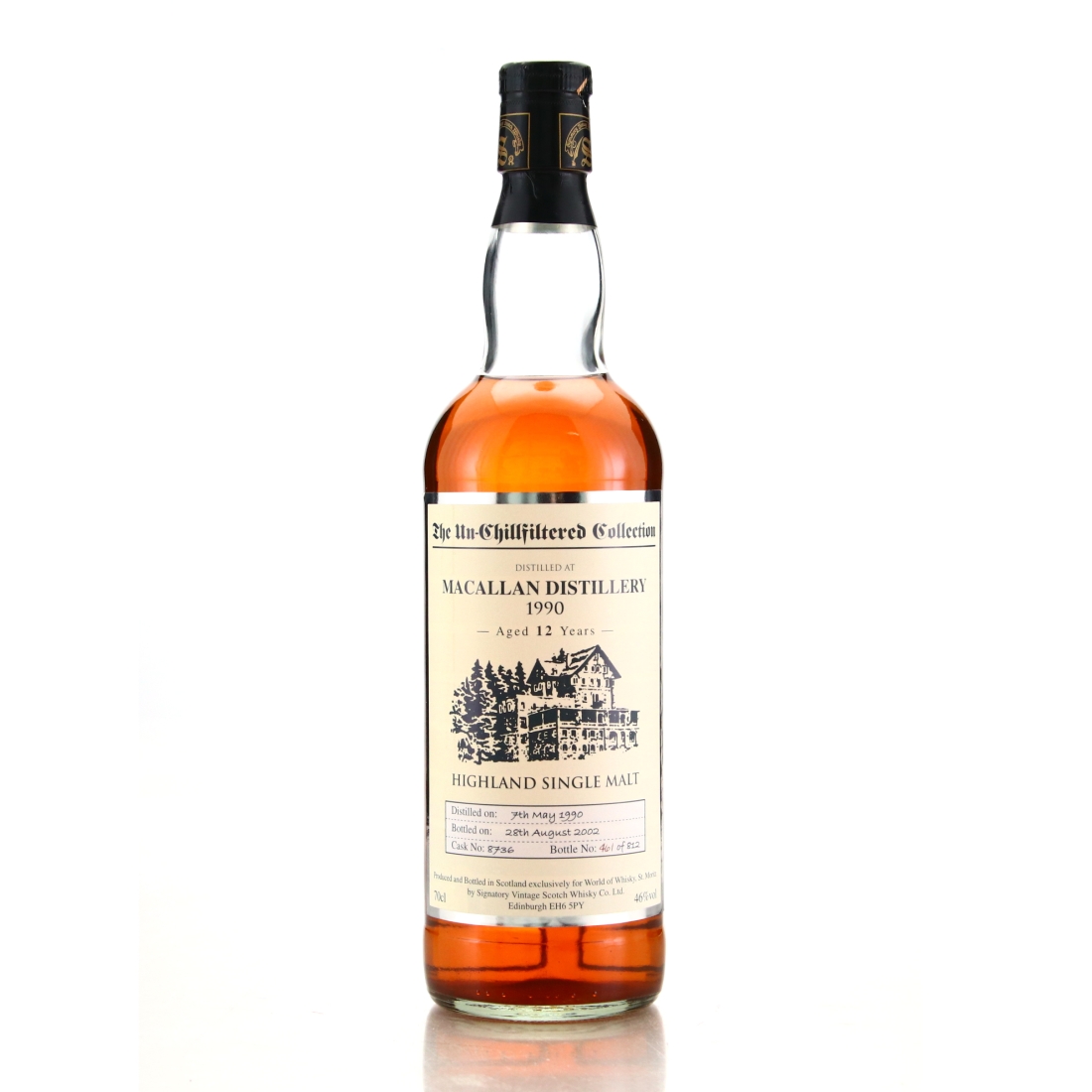 Macallan 1990 Signatory Vintage 12 Year Old
