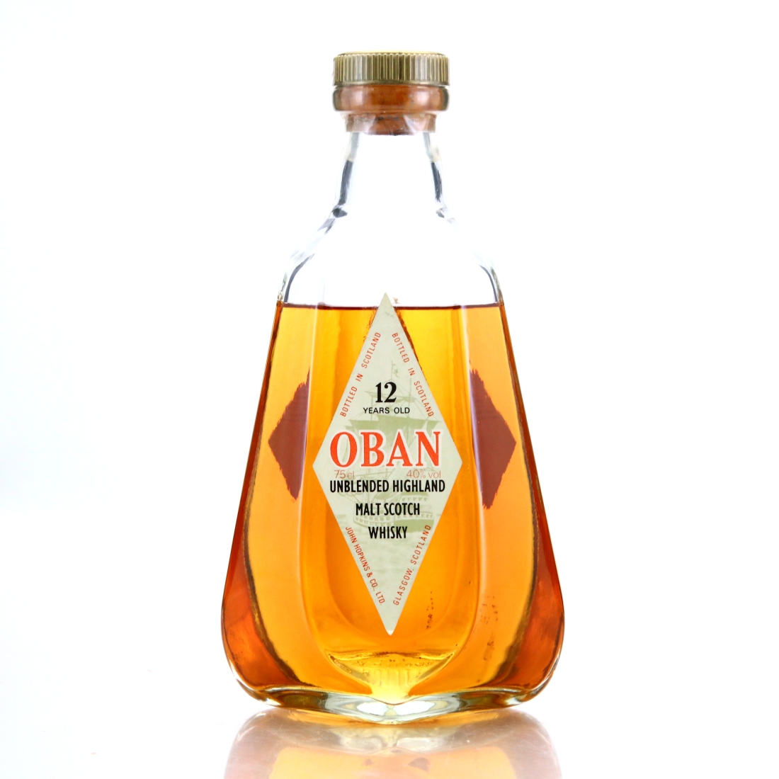 Oban 12 Year Old John Hopkins 1980s / German Import