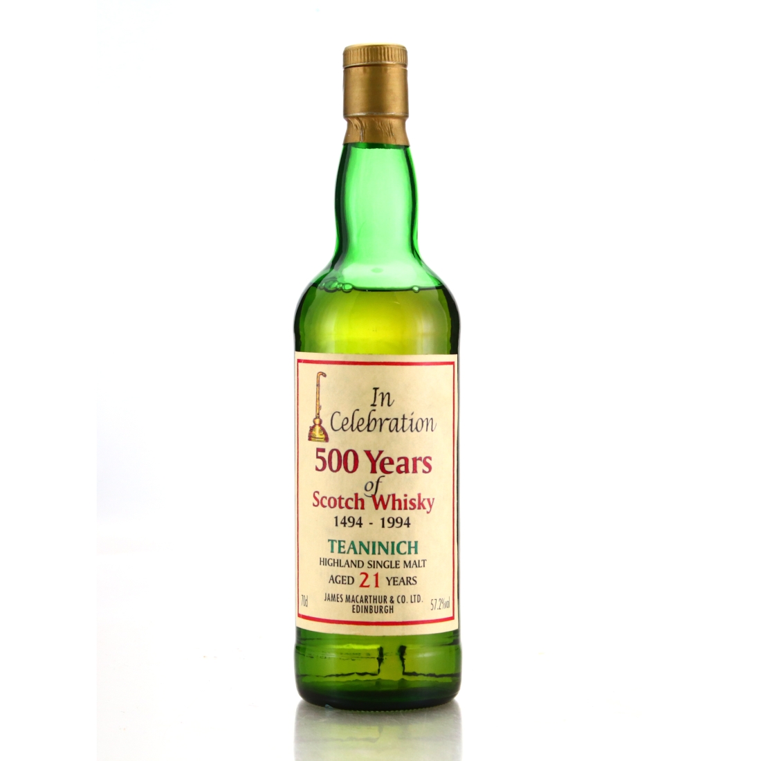 Teaninich 21 Year Old James MacArthur 500 Years of Scotch