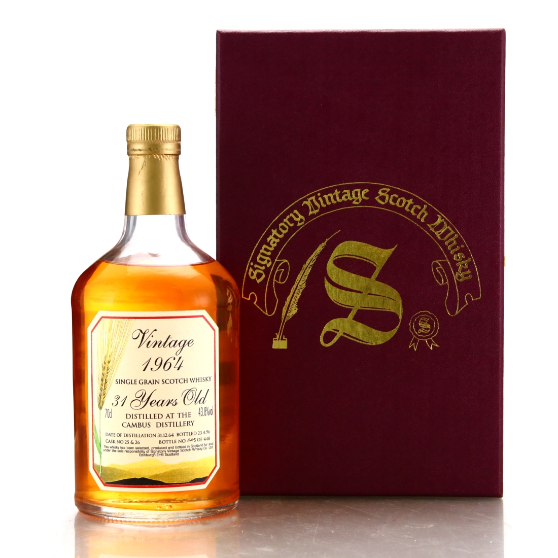 Cambus 1964 Signatory Vintage 31 Year Old