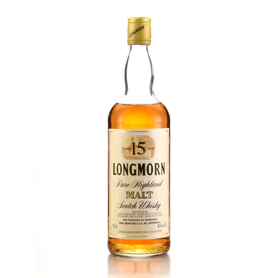 Longmorn 15 Year Old 1980s / Emil Ebneter Import