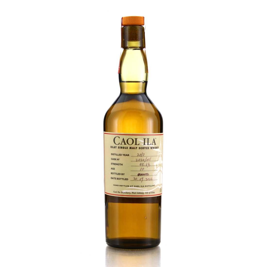 Caol Ila 2010 Hand Filled 10 Year Old Batch #2020/001