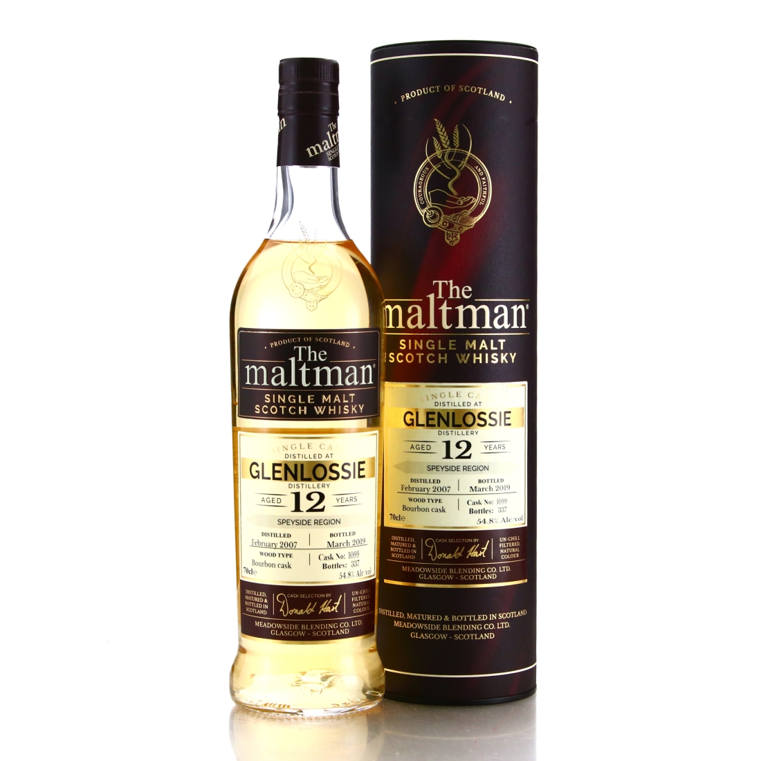 Glenlossie 2007 Maltman 12 Year Old