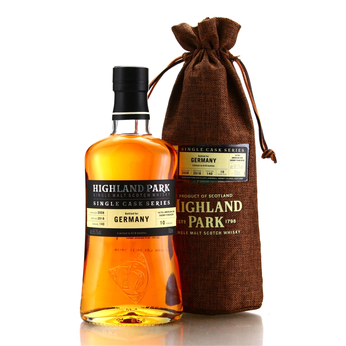 Highland Park 2008 Single Sherry Cask 10 Year Old #140 / Germany