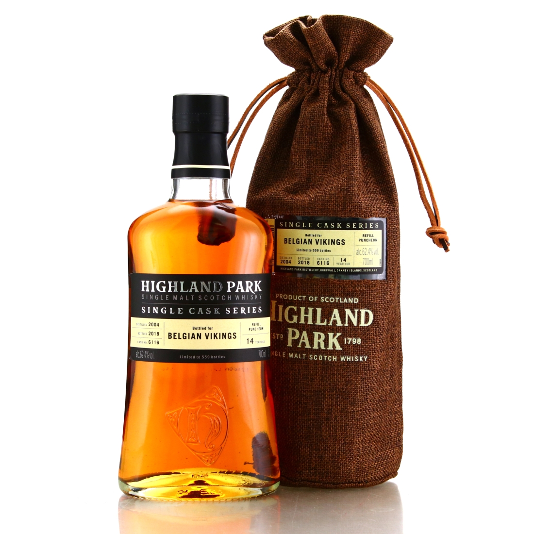 Highland Park 2004 Single Cask 14 Year Old #6116 / Belgian Vikings