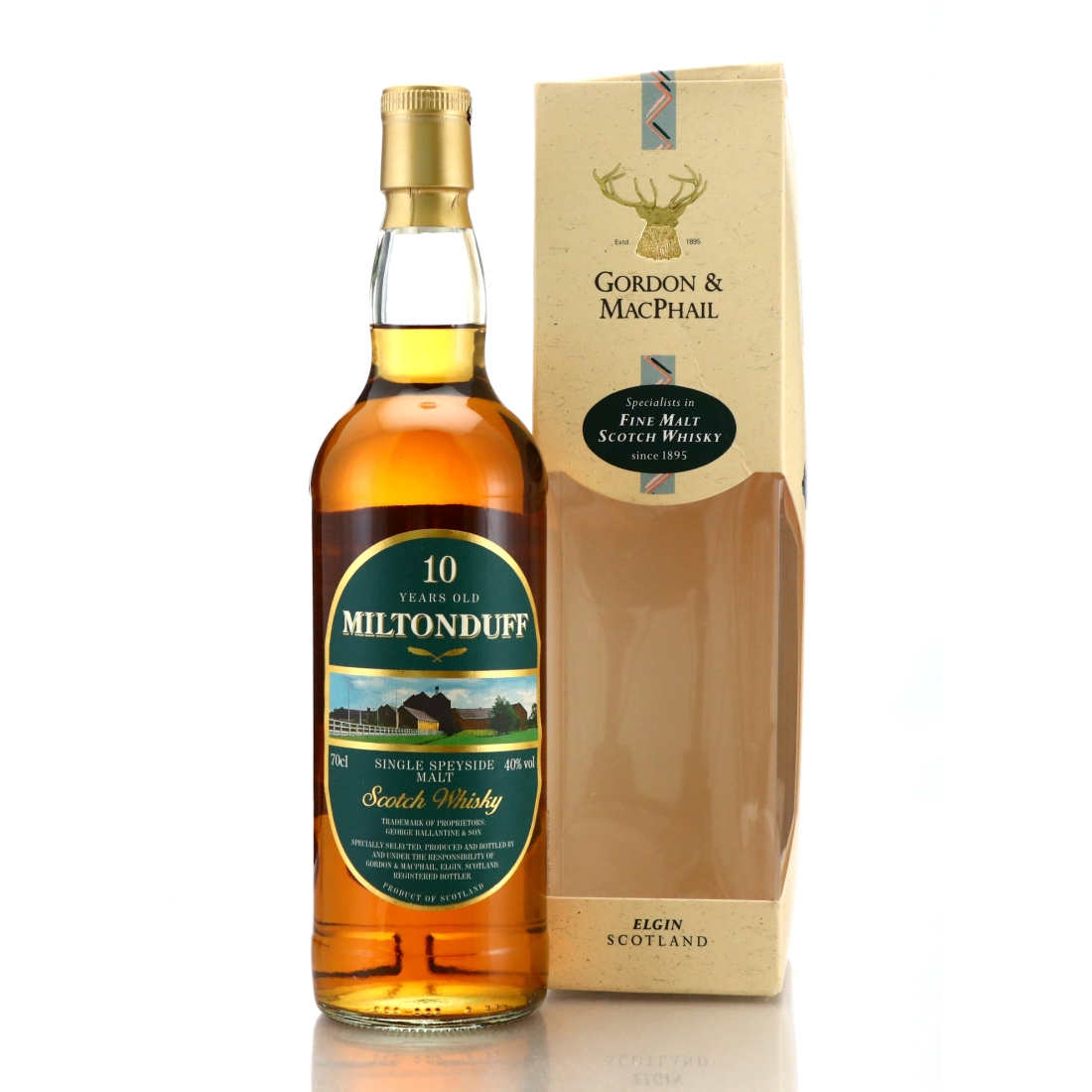 Miltonduff 10 Year Old Gordon and MacPhail