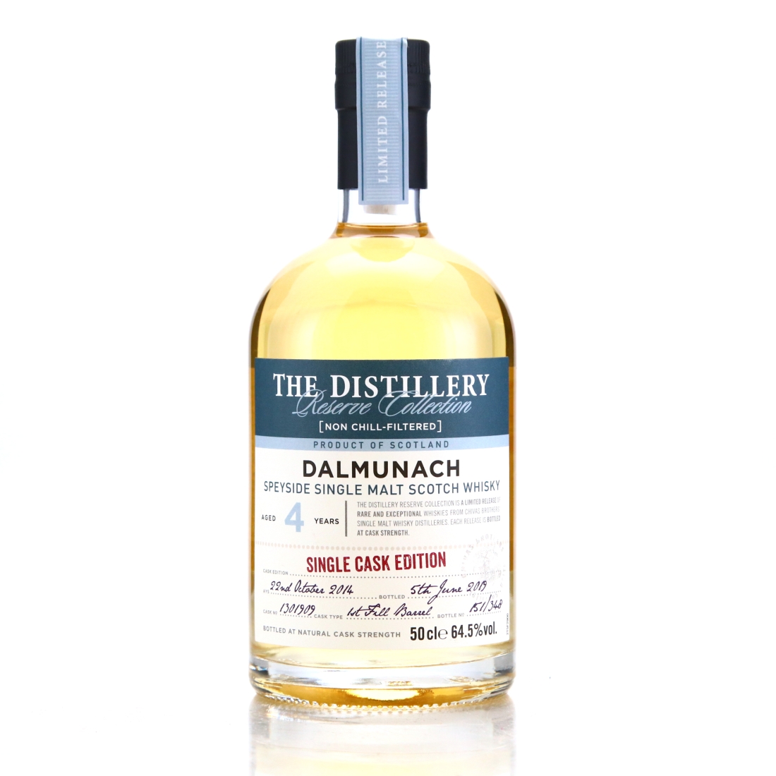 Dalmunach 2014 Reserve Collection 4 Year Old / Single Cask Edition