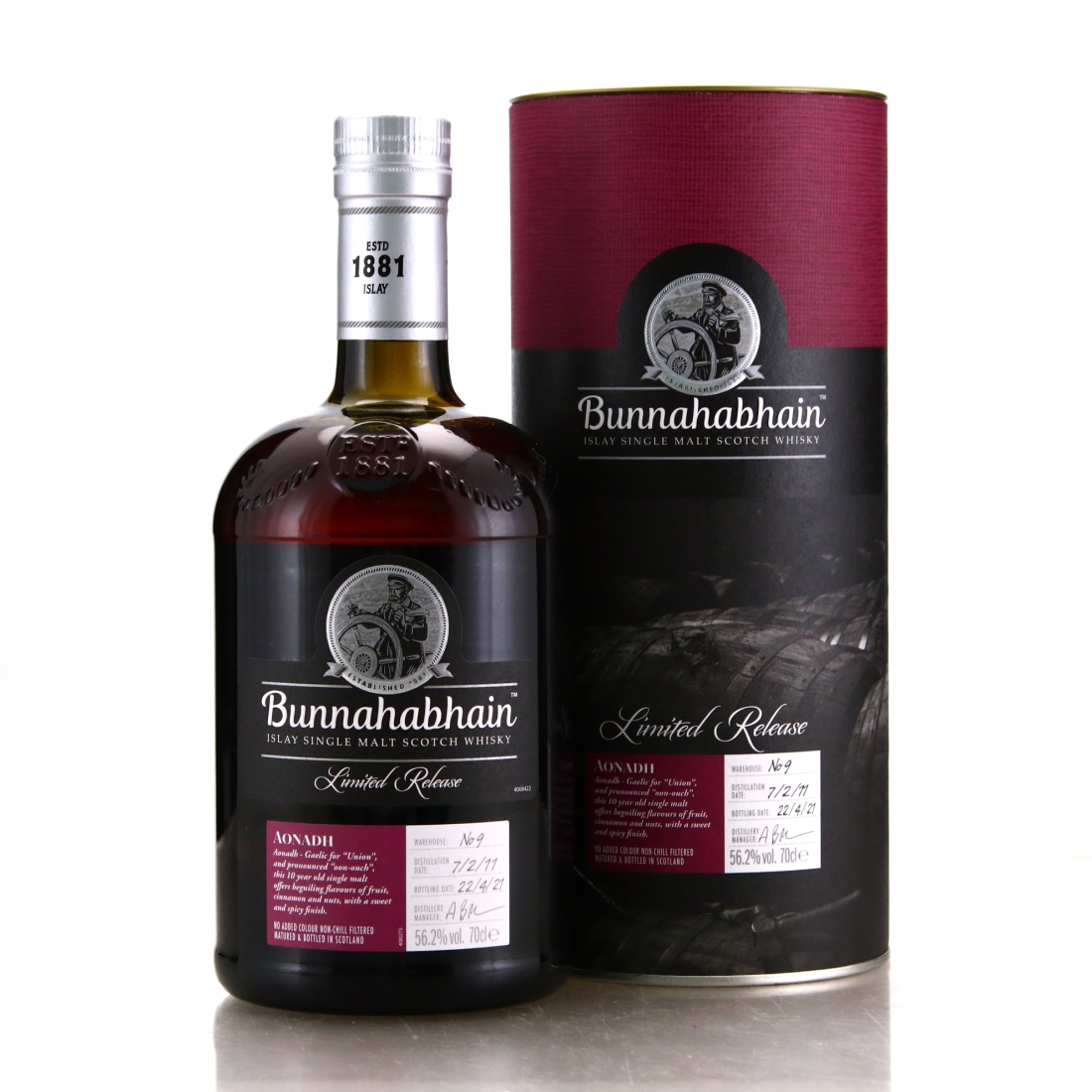 Bunnahabhain 2011 Aonadh 10 Year Old