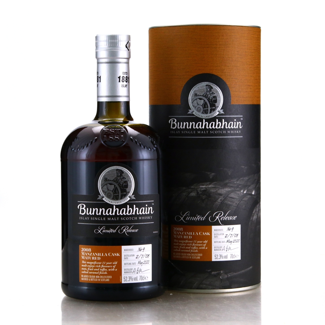 Bunnahabhain 2008 Manzanilla Cask 11 Year Old