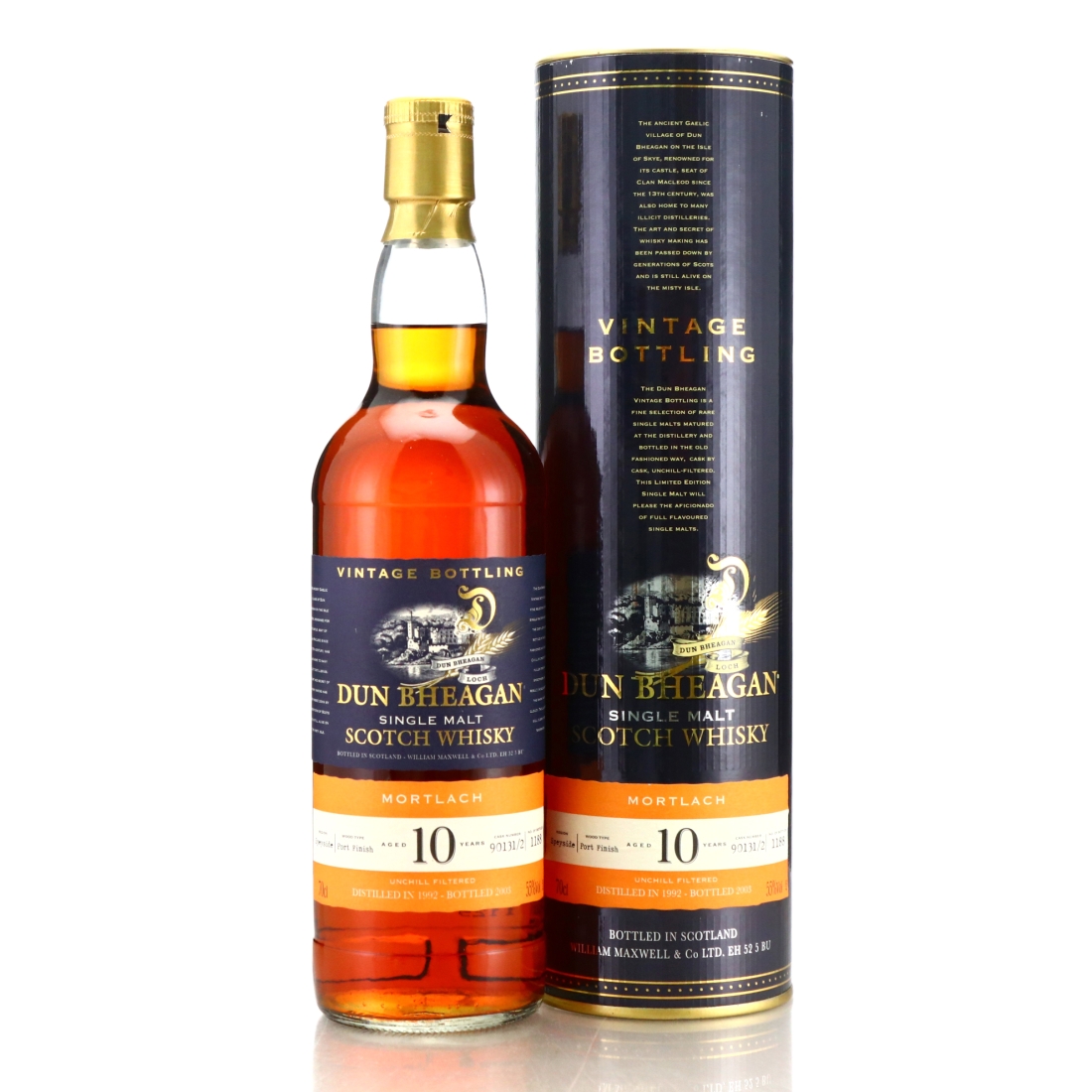 Mortlach 1992 Dun Bheagan 10 Year Old