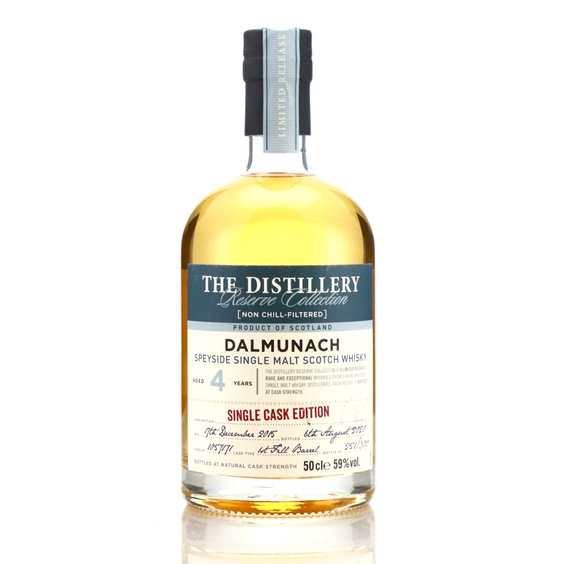 Dalmunach 2015 Reserve Collection 4 Year Old 50cl / Single Cask Edition