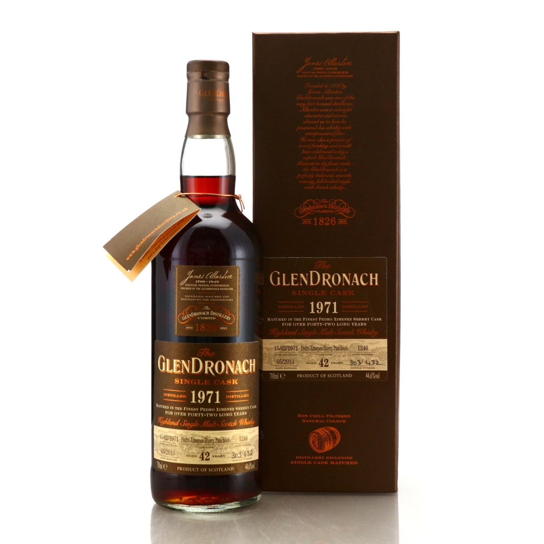 Glendronach 1971 Single PX Cask 42 Year Old #1246 / Batch 8