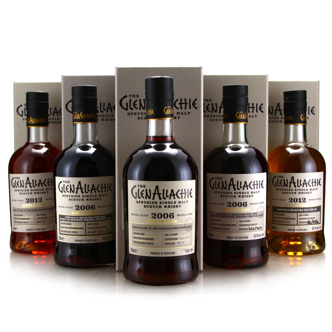 Glenallachie Single Cask 5 x 70cl