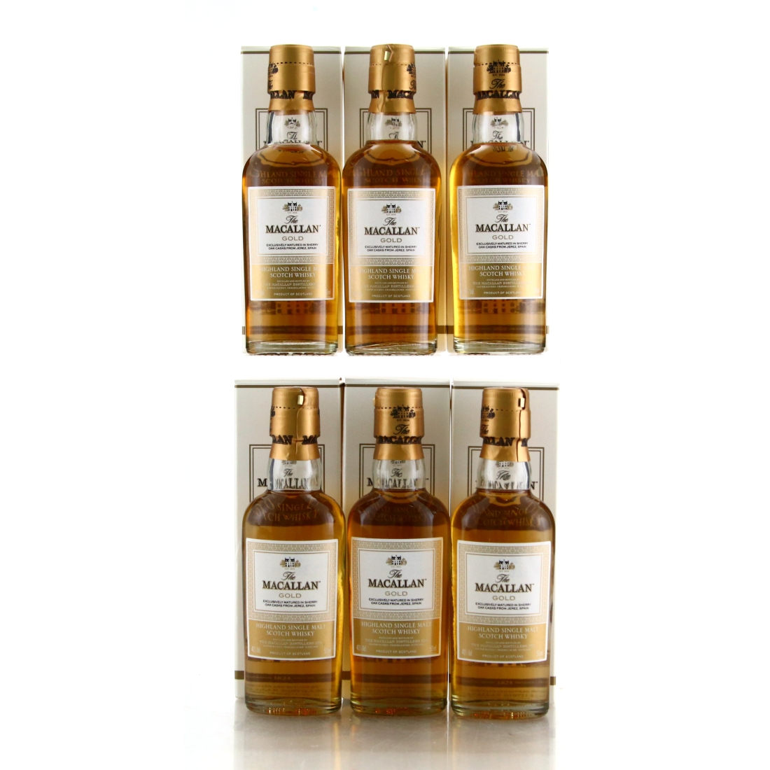Macallan Gold Miniature x 6