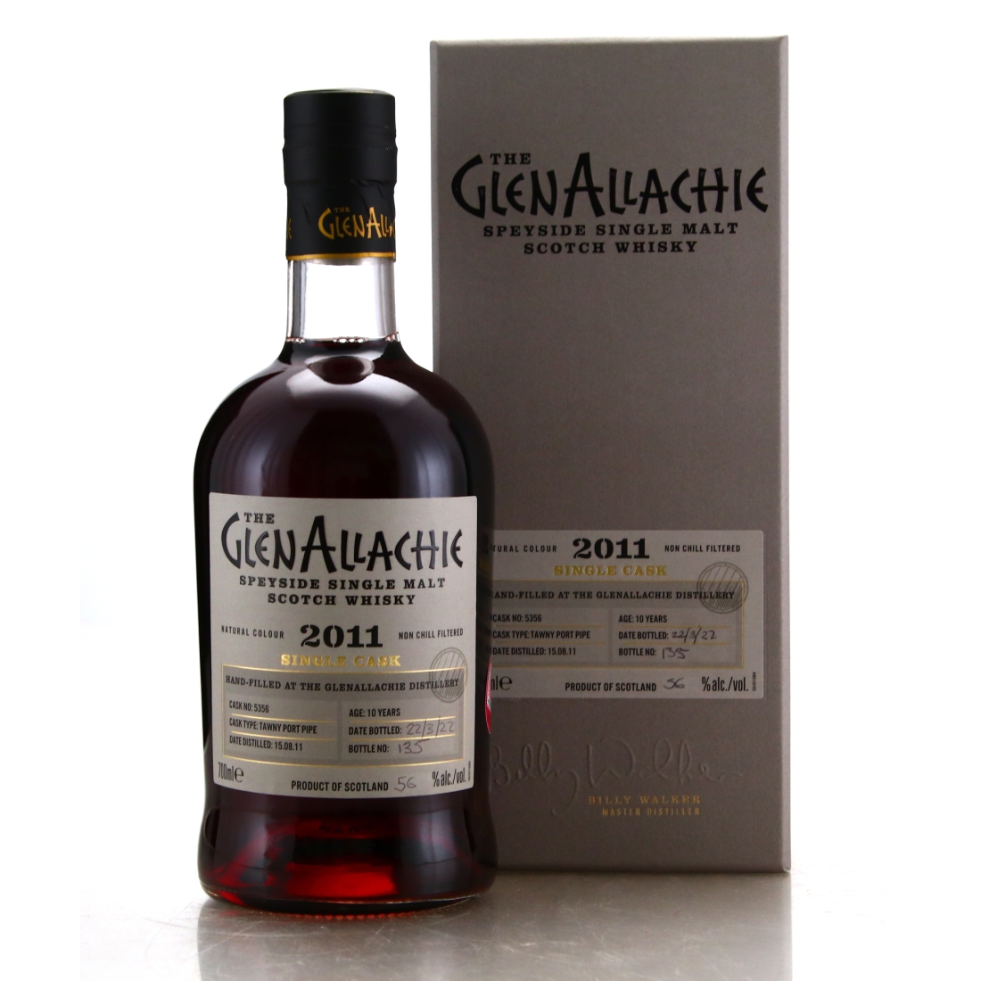Glenallachie 2011 Hand Filled 10 Year Old Cask #5356 / Port