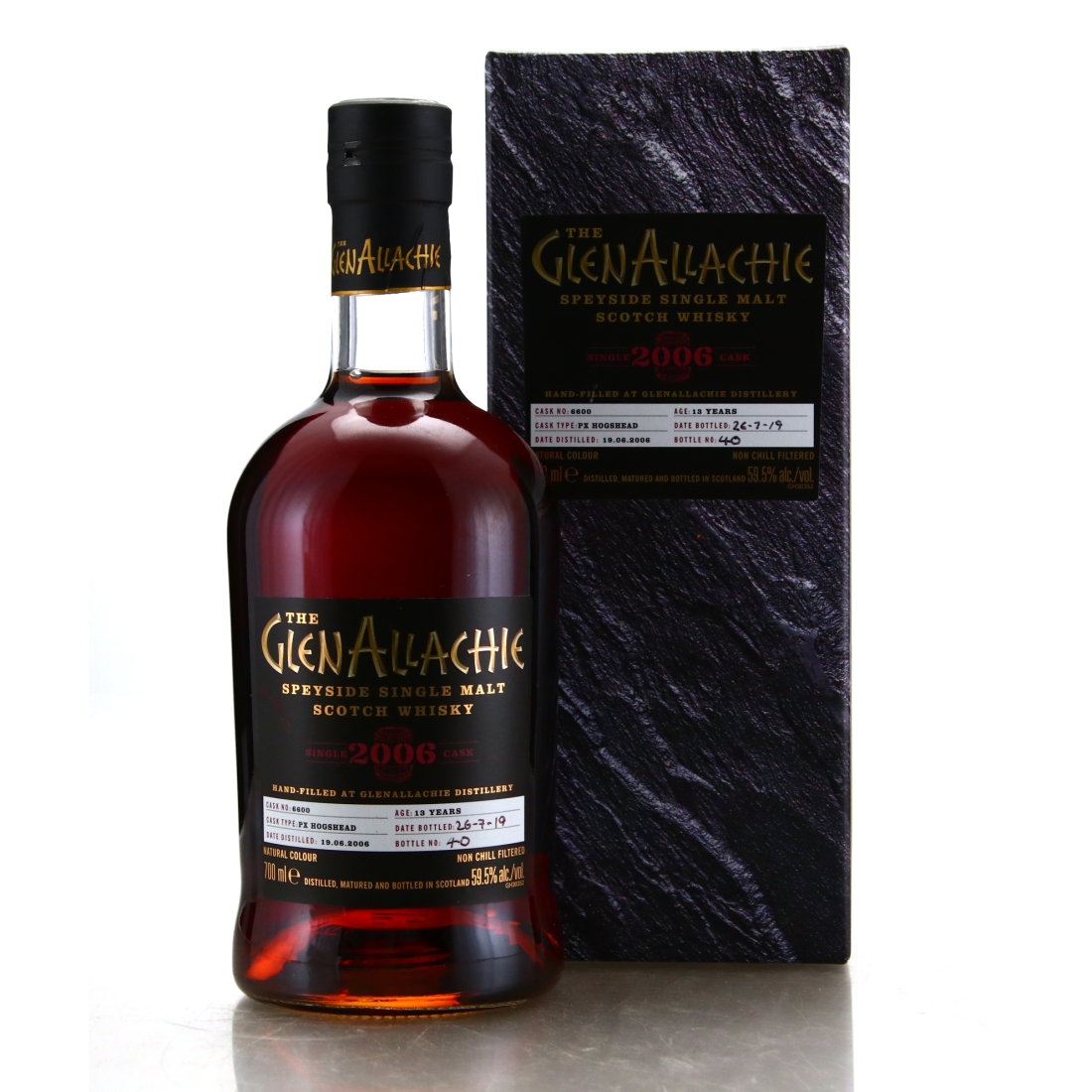 Glenallachie 2006 Single PX Cask 13 Year Old #6600