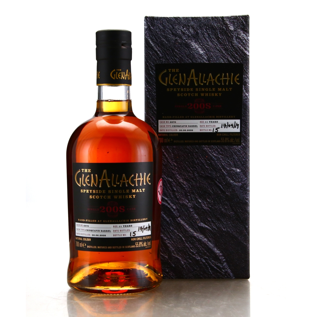 Glenallachie 2008 Hand Filled 11 Year Old Cask #6870 / Chinquapin
