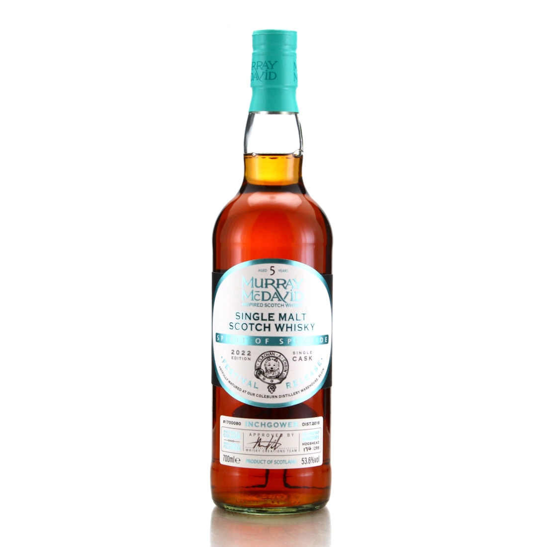 Inchgower 2016 Murray McDavid 5 Year Old