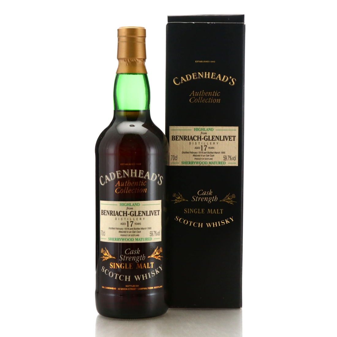 Benriach 1978 Cadenhead's 17 Year Old