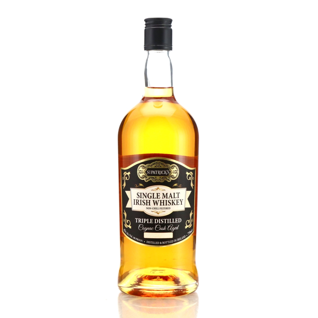 St Patrick's Irish Single Malt Cognac Cask 75cl / US Import