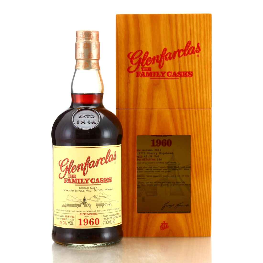 Glenfarclas 1960 Family Cask #1770 / Autumn 2013