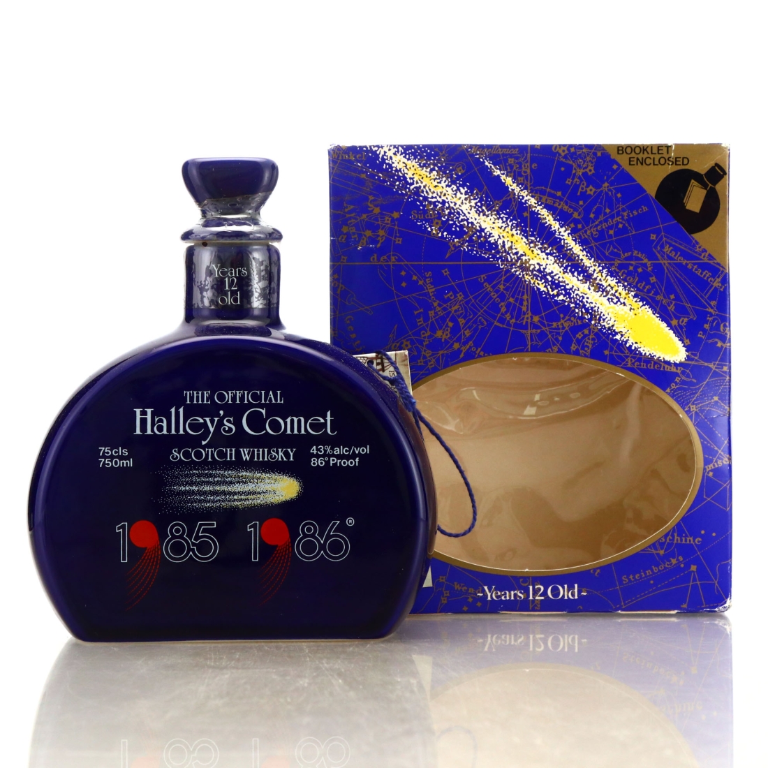 Halley's Comet 12 Year Old 1985-1986 Decanter
