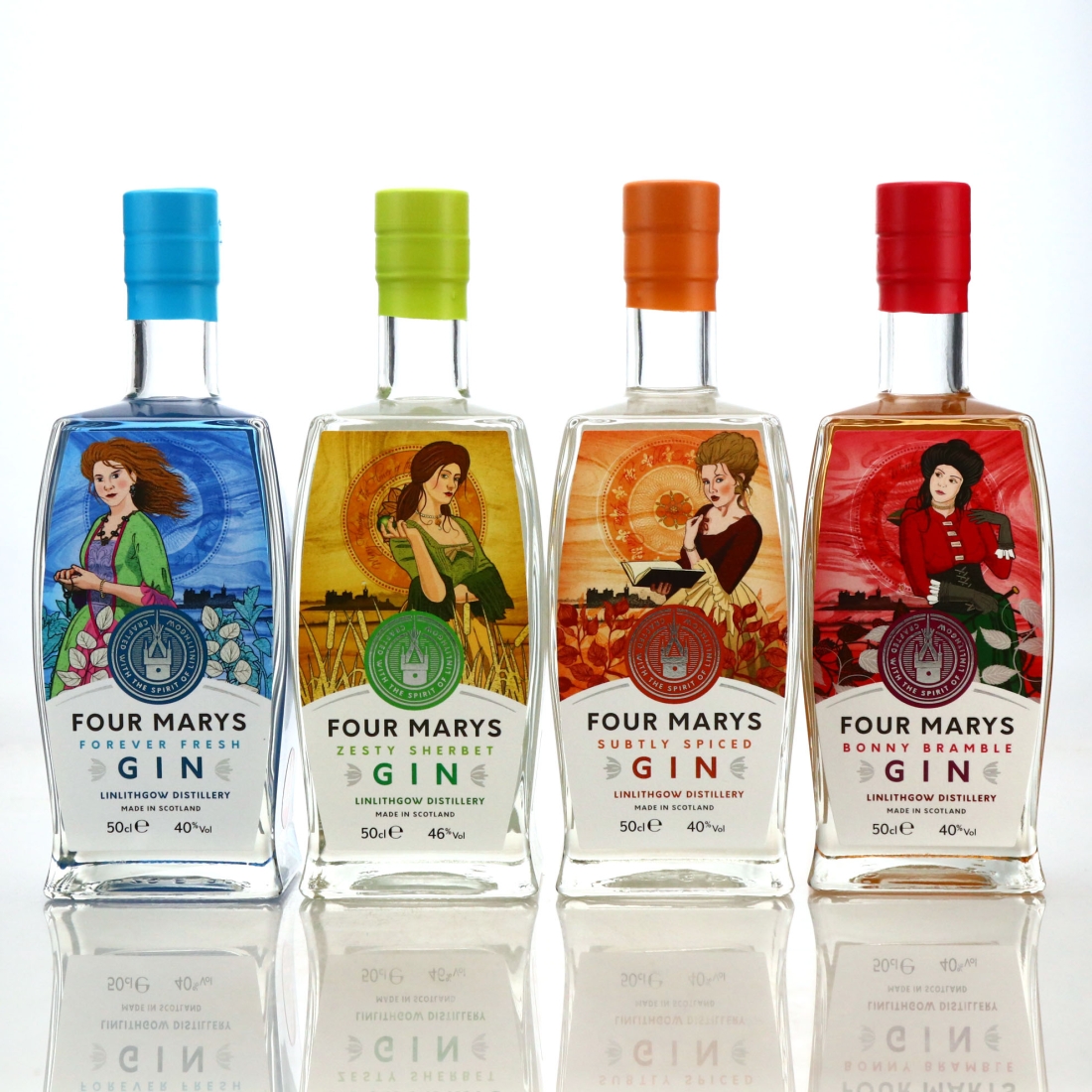 Four Marys Gin 4 x 50cl 