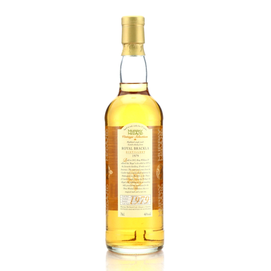 Royal Brackla 1979 Murray McDavid 17 Year Old